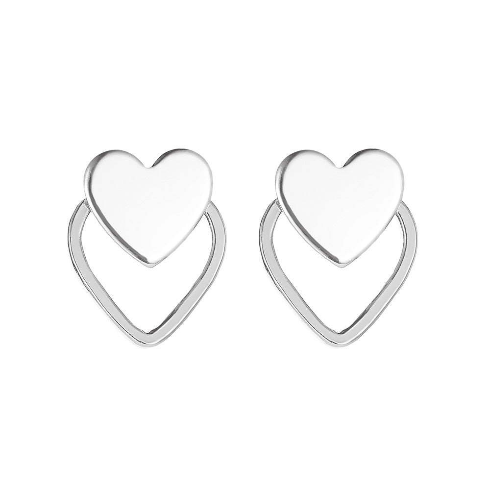 Personalized Color Stud Earrings Candy Color Silver Needle Earrings