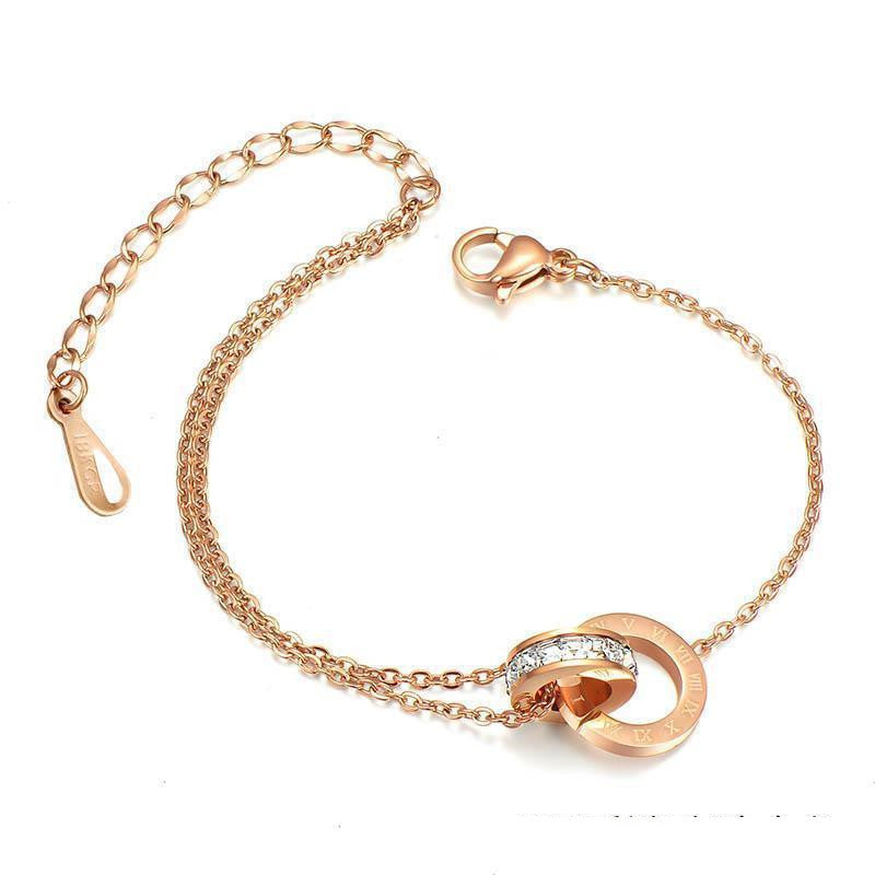 Pendant Double Bracelet Ins Cold Wind Ball Chain