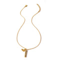 Personalized Vintage Letter Pendant Necklace