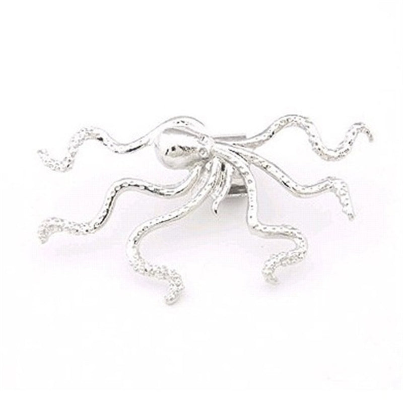 Punk Style Octopus Hanging Without Pierced Ears