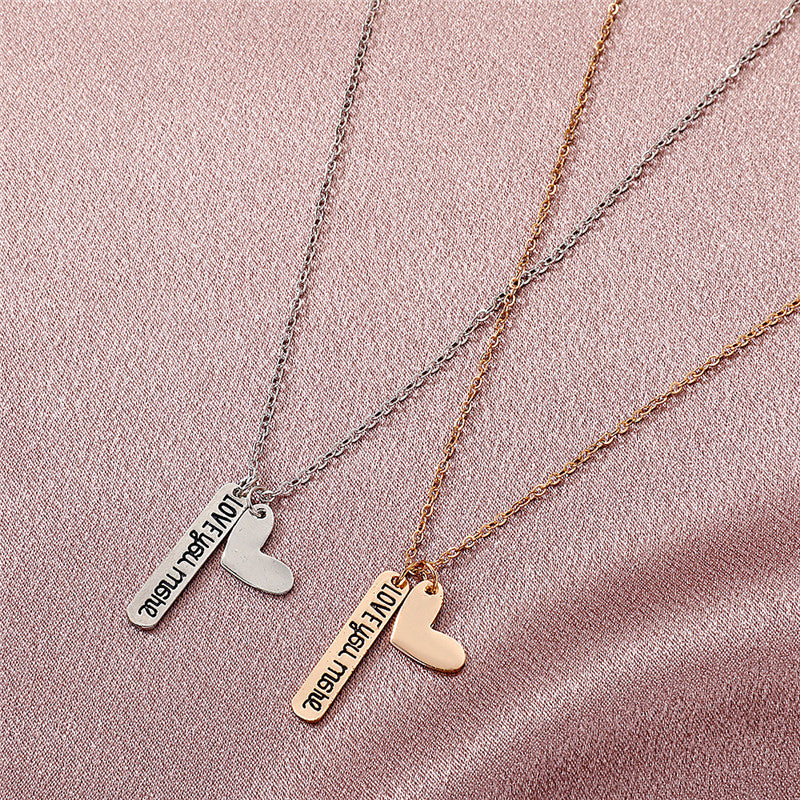 Personalized Vintage Letter Pendant Necklace