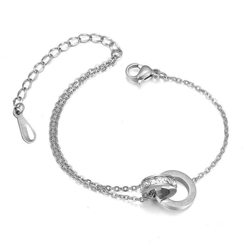 Pendant Double Bracelet Ins Cold Wind Ball Chain
