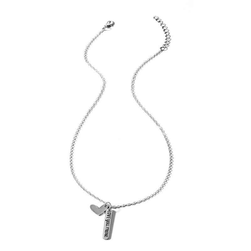 Personalized Vintage Letter Pendant Necklace