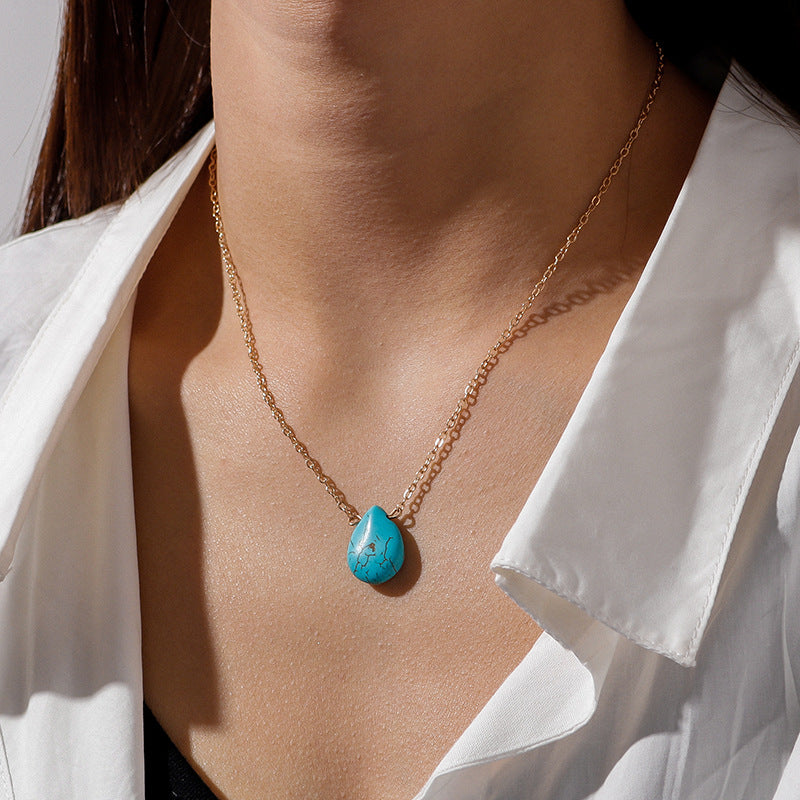 Simple Lucky Number 8-word Short Necklace Jewelry
