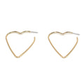 Fashion Trend Cool Girl Metal Love Earrings