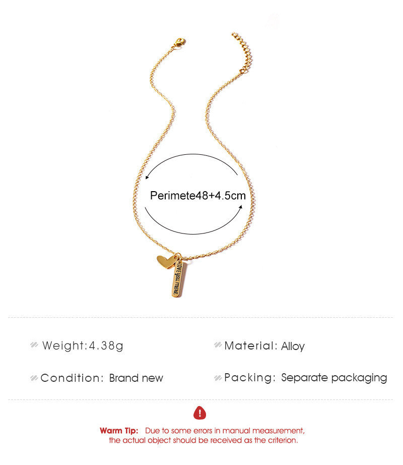 Personalized Vintage Letter Pendant Necklace