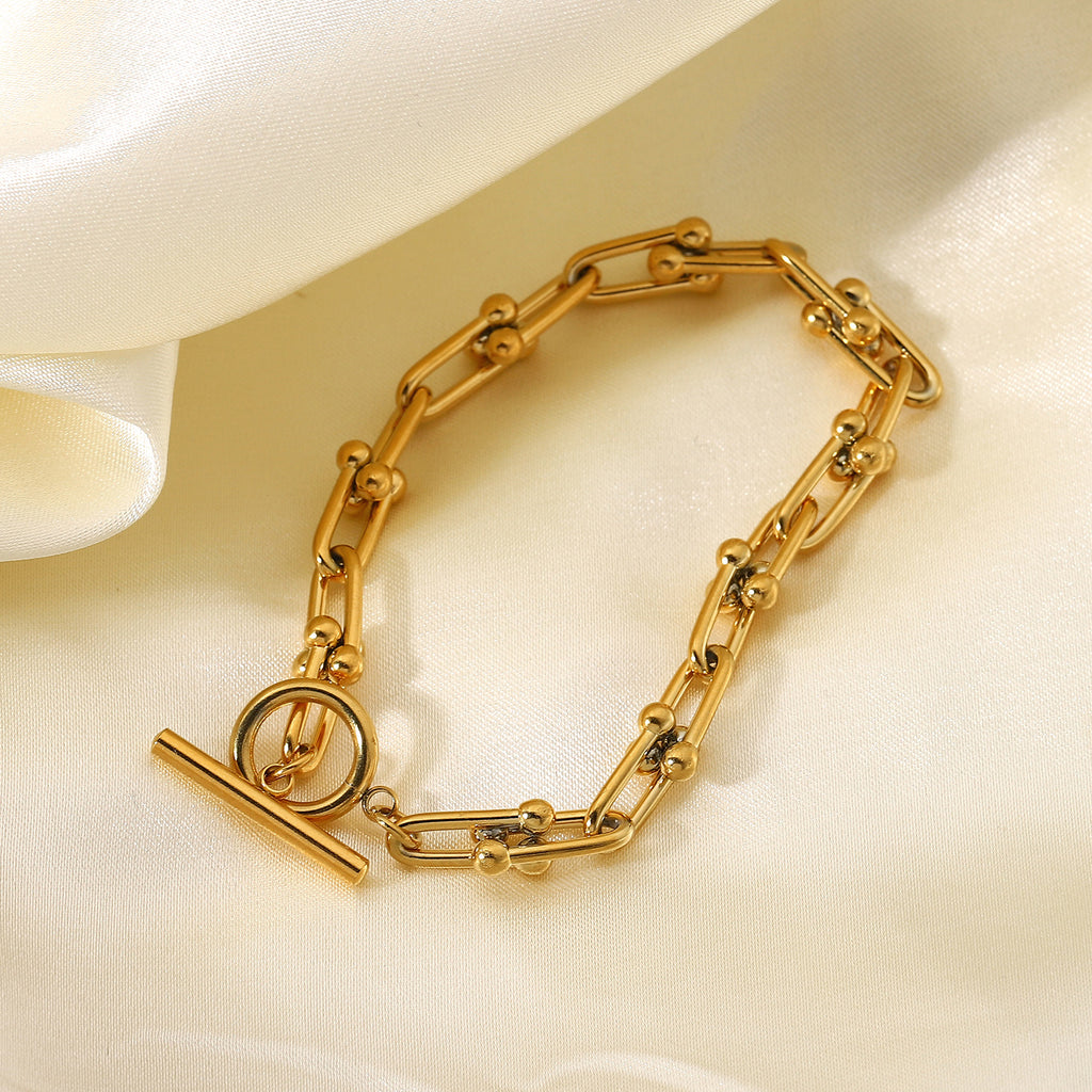 Pendant Double Bracelet Ins Cold Wind Ball Chain