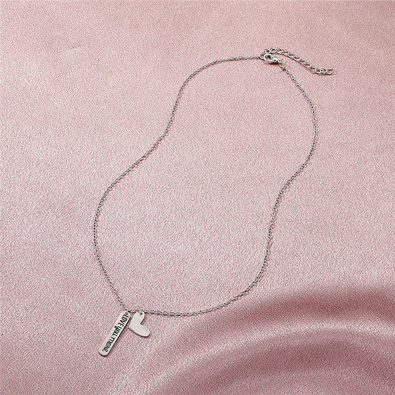 Personalized Vintage Letter Pendant Necklace