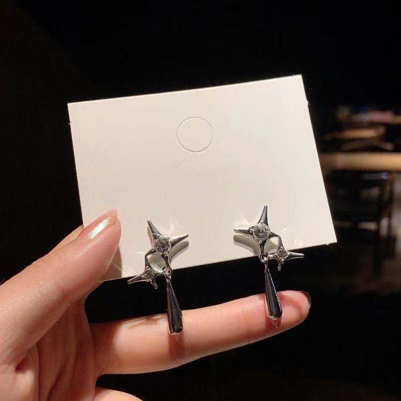 Personalized Color Stud Earrings Candy Color Silver Needle Earrings
